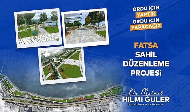 Fatsa Sahilde büyük dönüşüm yaşanacak