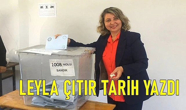 Leyla Çıtır Çamaş&#039;ta tarih yazdı