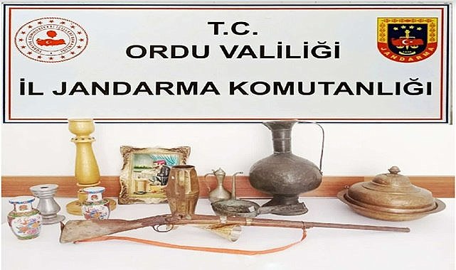 Ordu&#039;da antika tüfek ele geçirildi