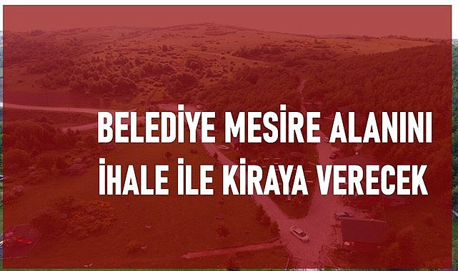 Ordu&#039;da belediye Gazi Şehir Mesire Alanını kiraya verecek