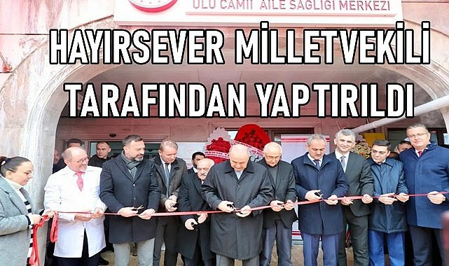 Ordu&#039;da hayırsever milletvekilinden sağlığa destek
