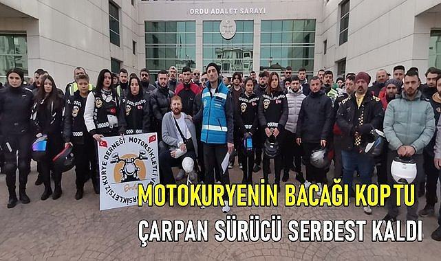 Ordu&#039;da motokuryeler eylem yaptı: Bizim tek derdimiz ekmek davası