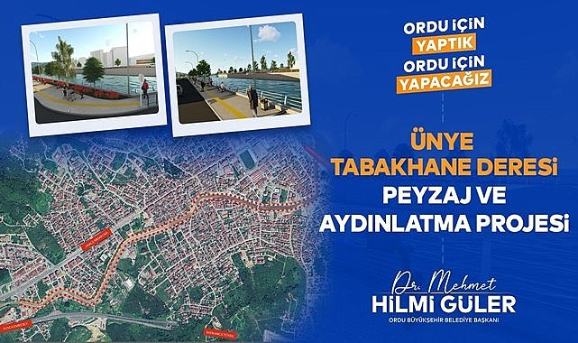 Ordu Ünye&#039;de Tabakhane Deresi&#039;ni kurtaracak proje belli oldu