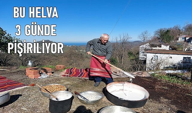 Perşembe Cevizli Helvası evlerde 3 günde pişiriliyor