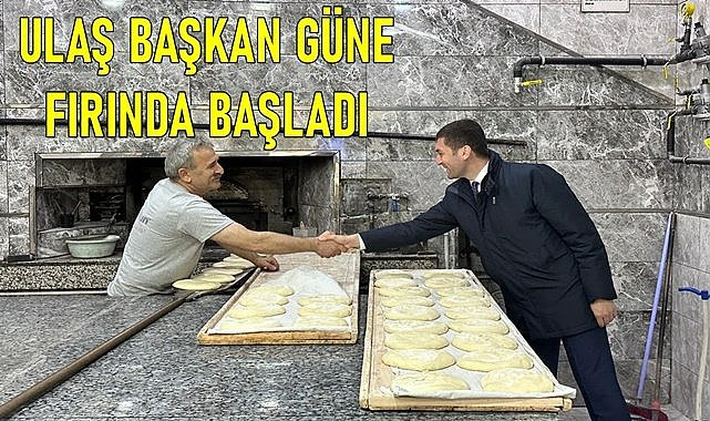 Başkan Tepe güne ekmek fırınında başladı