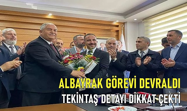 Cihat Albayrak görevi Mustafa Sayim Tandoğan&#039;dan devraldı