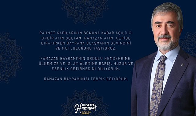 Milletvekili Mustafa Hamarat Orduluların Bayramını Kutladı