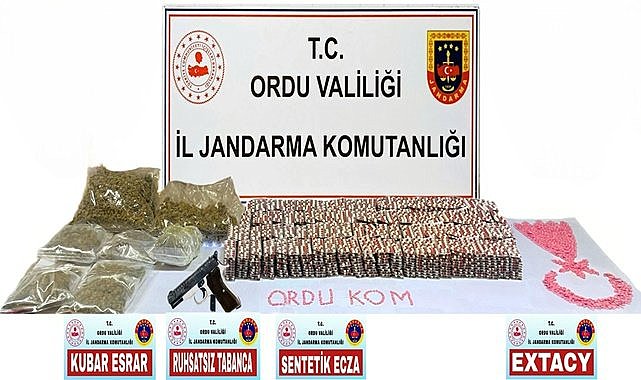 Ordu&#039;da otobüsün bagajından uyuşturucu çıktı, 3 kişi tutuklandı