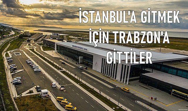 Ordu Giresun&#039;dan uçakla İstanbul&#039;a gitmek isteyenler otobüsle Trabzon&#039;a götürüldü