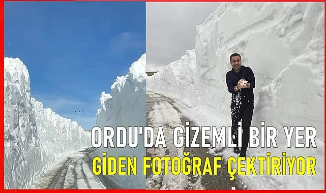 Ordu Yeşil Yol &#039;da gizemli bir yer; giden fotoğraf çektiriyor!