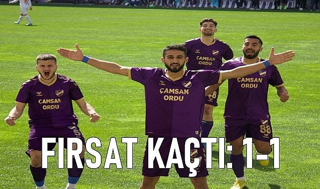 Orduspor 1967 Muşspor karşısında ligin en erken golünü attı: 1-1