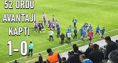 52 Orduspor Aliağa'ya ilk yenilgili tattırdı hem de avantajı yakaladı: 1-0