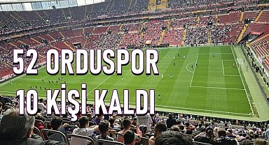 52 Orduspor- Elazığspor maçında kırmızı kart çıktı; 52 Ordu 10 kişi kaldı