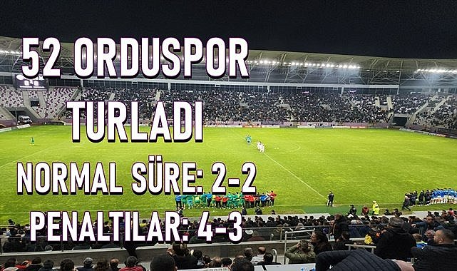 52 Orduspor İnegöl Kafkas&#039;ı eledi Ayvalıkgücü&#039;nün rakibi oldu