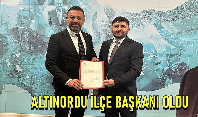 AK Parti Altınordu İlçe Başkanlığına Semih Tezcan atandı