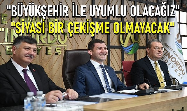 Başkan Tepe :Büyükşehir ile uyum içerisinde olacağız