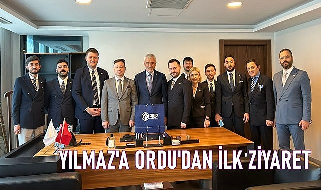 Enver Yılmaz yeni görevine başladı, Ordu&#039;dan ilk hayırlı olsun ziyareti gerçekleşti