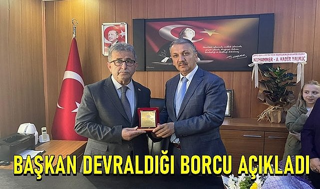 İYİ Partili Başkan, AK Partili Başkan&#039;dan devraldığı borcu açıkladı