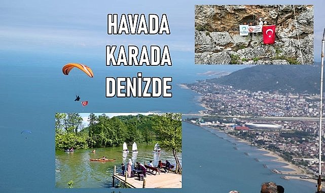 Ordu&#039;da Bayram Coşkusu Havada, Karada ve Denizde Yaşandı