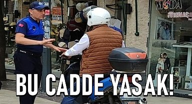 Ordu'da motosiklet ve bisikletlerin bu caddeye girmesi yasak!