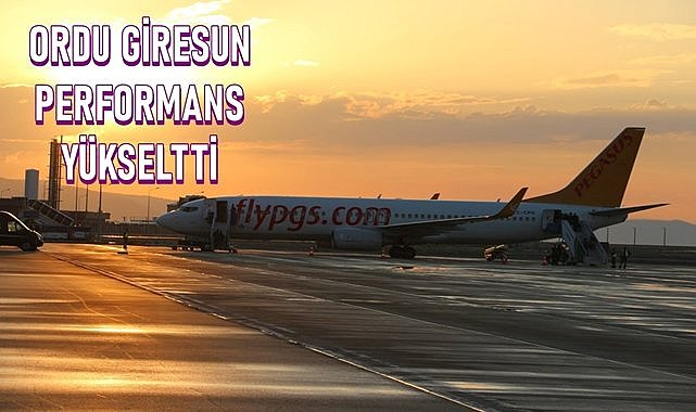 Ordu Giresun Havalimanı&#039;nı Nisan ayında 90 bin yolcu ağırladı