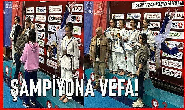 Ordu&#039;nun ilk Milli Judocularından Olgun Kahraman&#039;a Federasyondan vefa örneği