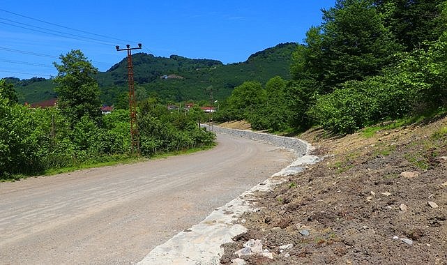 Ordu&#039;nun O ilçesi güvenli ve konforlu yola kavuştu