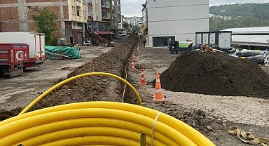 Ordu'nun O ilçesinde doğalgaz çalışması hızlandı
