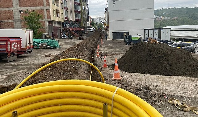 Ordu&#039;nun O ilçesinde doğalgaz çalışması hızlandı
