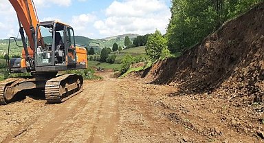 Ordu'nun O ilçesinde yol standarttı yükseltiliyor