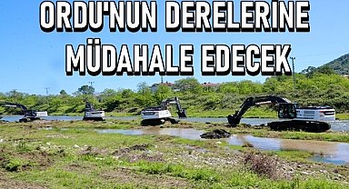Ordu'nun yukarı akan derelerini aşağı akıtacak! Derelere müdahale başladı