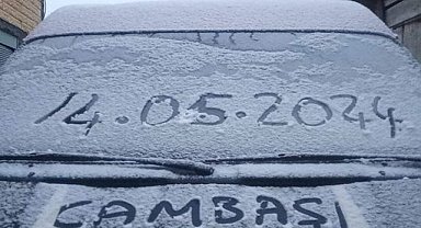 Ordu yazı beklerken kış geri geldi; 14 Mayıs günü kar yağdı!