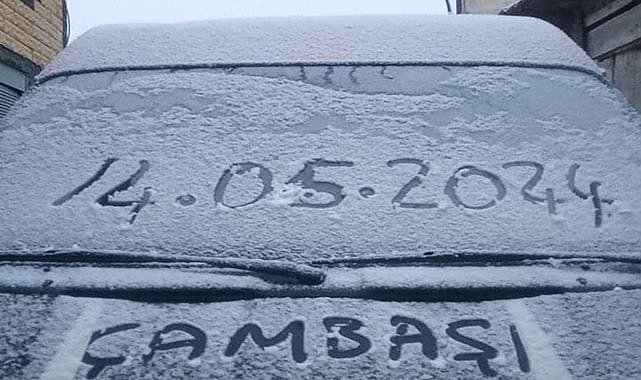 Ordu yazı beklerken kış geri geldi; 14 Mayıs günü kar yağdı!