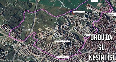 OSKİ saatini açıkladı, Altınordu'da su kesintisi olacak