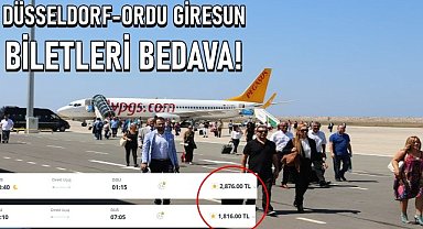 Pegasus, Ordu Giresun- Düsseldorf ilk sefer biletlerinin fiyatını indirdi, gurbetçiler sevindi!