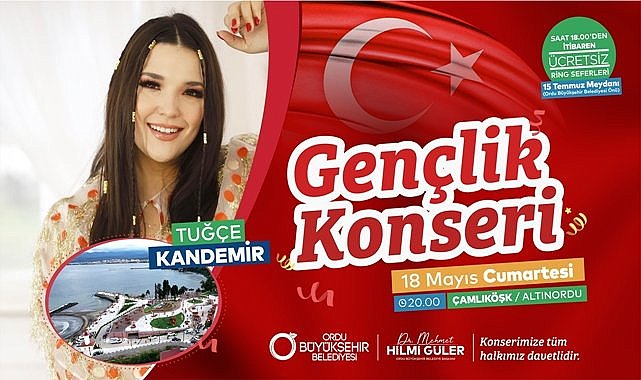 Tuğçe Kandemir Ordu&#039;da konser verecek