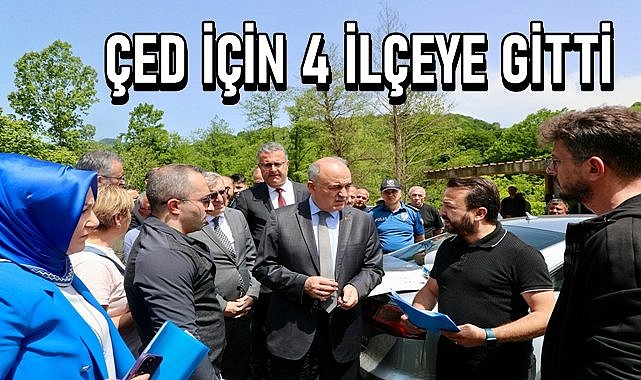 Vali ÇED için 4 ilçeye gitti!