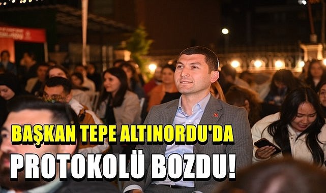 Altınordu&#039;da protokol bozuldu! Vatandaş şaşkın, erken gelen şanslı...