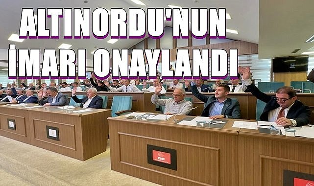 Altınordu&#039;nun imarı onaylandı! İmar şimdi askıya çıkıyor...
