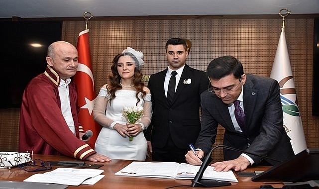 Başkomiser Neslihan Duygun ile Komiser Oğuzhan Hamzadayı yaşamını birleştirdi