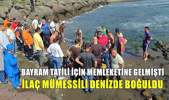 Bayram tatili için memleketine gelen ilaç mümessili hayatını kaybetti!