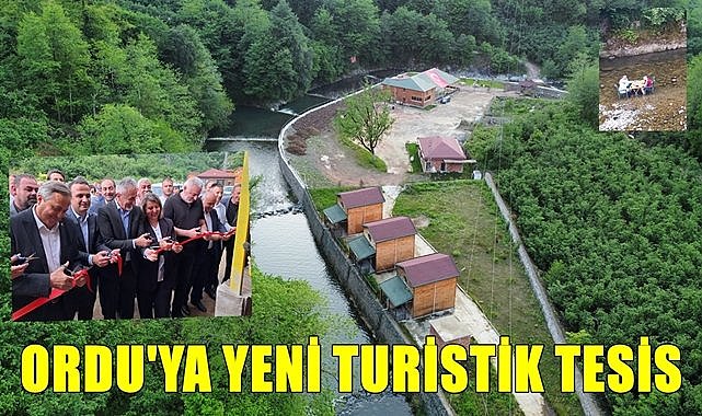 Çamaş Kanyonuna yapılan turistik tesisler kapılarını açtı