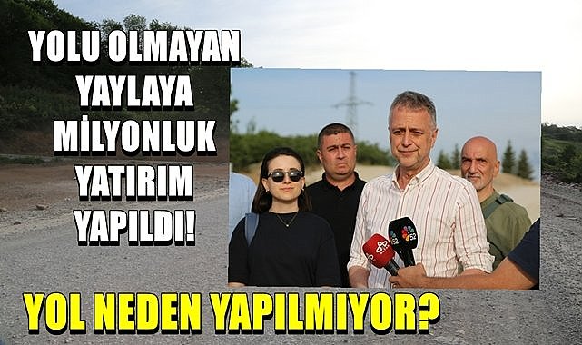 Çambaşı Yaylası&#039;na tatil köyü, yıldızlı otel kayak merkezi yapıldı ama yolu yapılamadı!