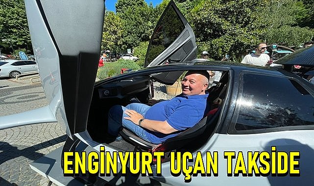Cemal Enginyurt uçan taksiye bindi!