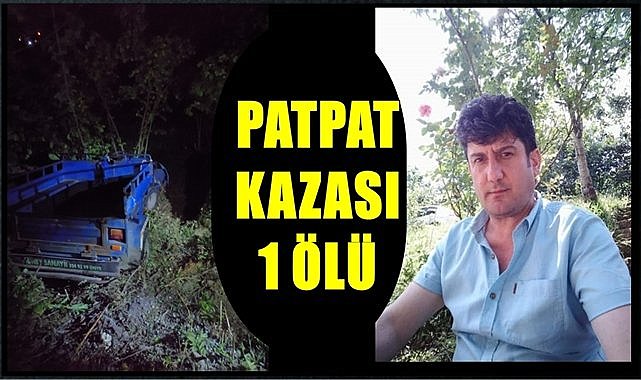 Fındık bahçesine uçan patpatın sürücüsü yaşamını kaybetti