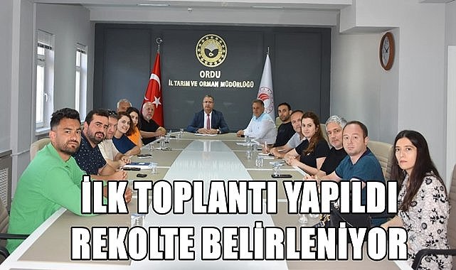 Fındık rekolte tespit komisyonu bahçeye giriyor!