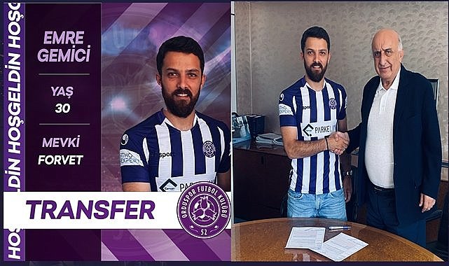 Golcünün Kralını 52 Orduspor transfer etti, Emre Gemici  imzayı attı