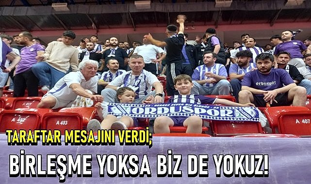 Mor Beyazlı taraftarlar ayağa kalktı! 52 Orduspor ve Orduspor 1967 Yöneticilerine Mesajı Verdi