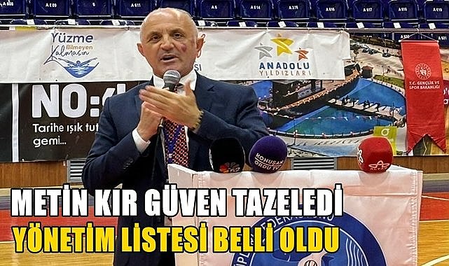 Ordu ASKF&#039;da Metin Kır güven tazeledi, yönetim açıklandı