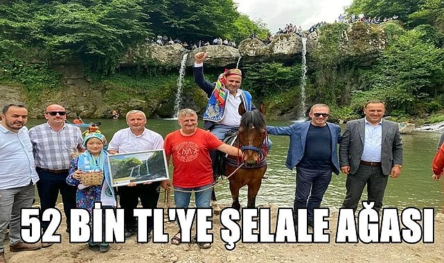 Ordu&#039;da ilk! 52 bin TL verdi Şelale Ağası oldu